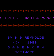 Secret of Bastow Manor, The